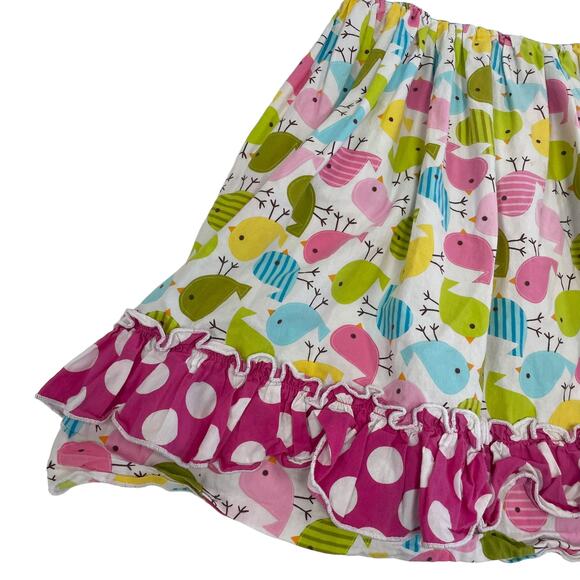 Natalie Grant Mixed Print Polka Dot Chick Print Multicolor Dress Girl's 3T - Picture 3 of 7